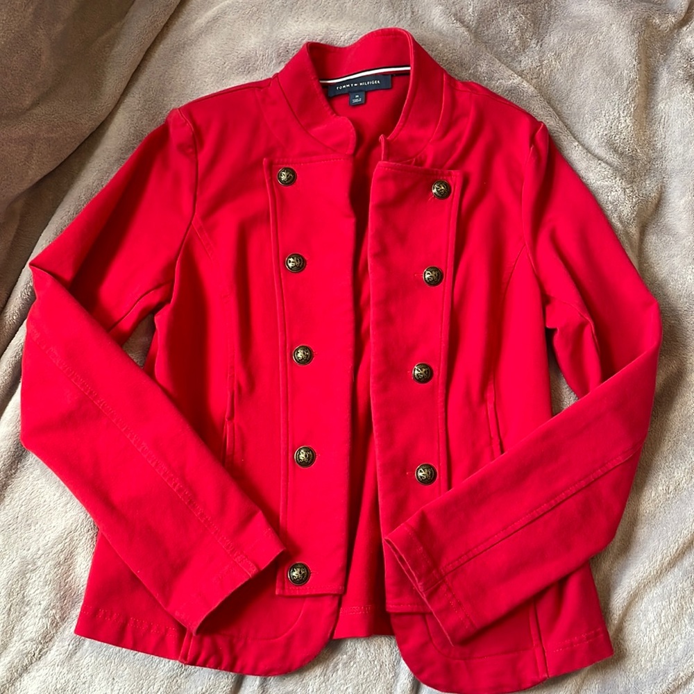 Tommy Hilfiger red jacket size medium